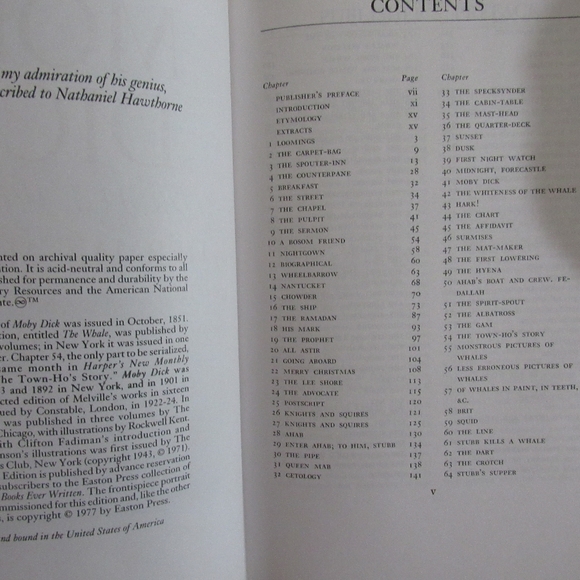 Moby Dick or The Whale Book New - Picture 6 of 12